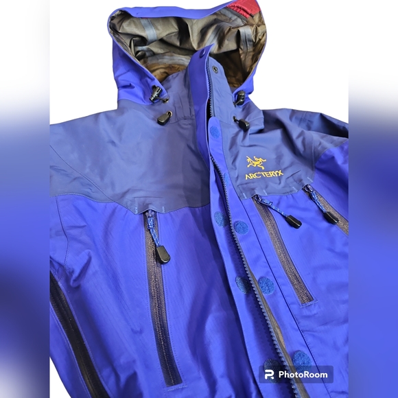 Women's 1998 Arc'teryx Theta AR Too Blue Goretex Rare Sz S - Picture 4 of 12